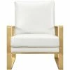 TOV MOTT TEXTURED CHAIR IN PEARL Living Room