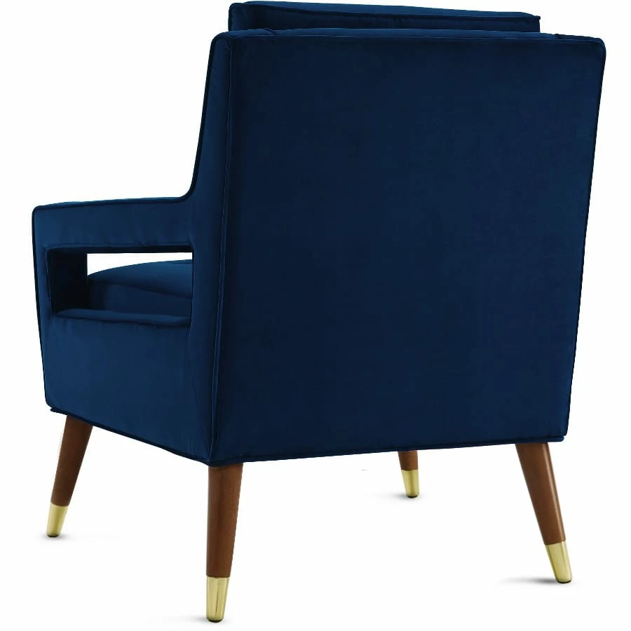 New π TOV JASEN ARM CHAIR: NAVY VELVET Living Room β 2 TOV JASEN ARM CHAIR: NAVY VELVET Living Room
