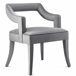 TOV MAURA VELVET DINING CHAIR Kitchen + Dining