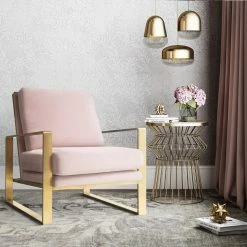 Coupon π TOV Living Room MOTT BLUSH VELVET ARM CHAIR π 9 TOV Living Room MOTT BLUSH VELVET ARM CHAIR