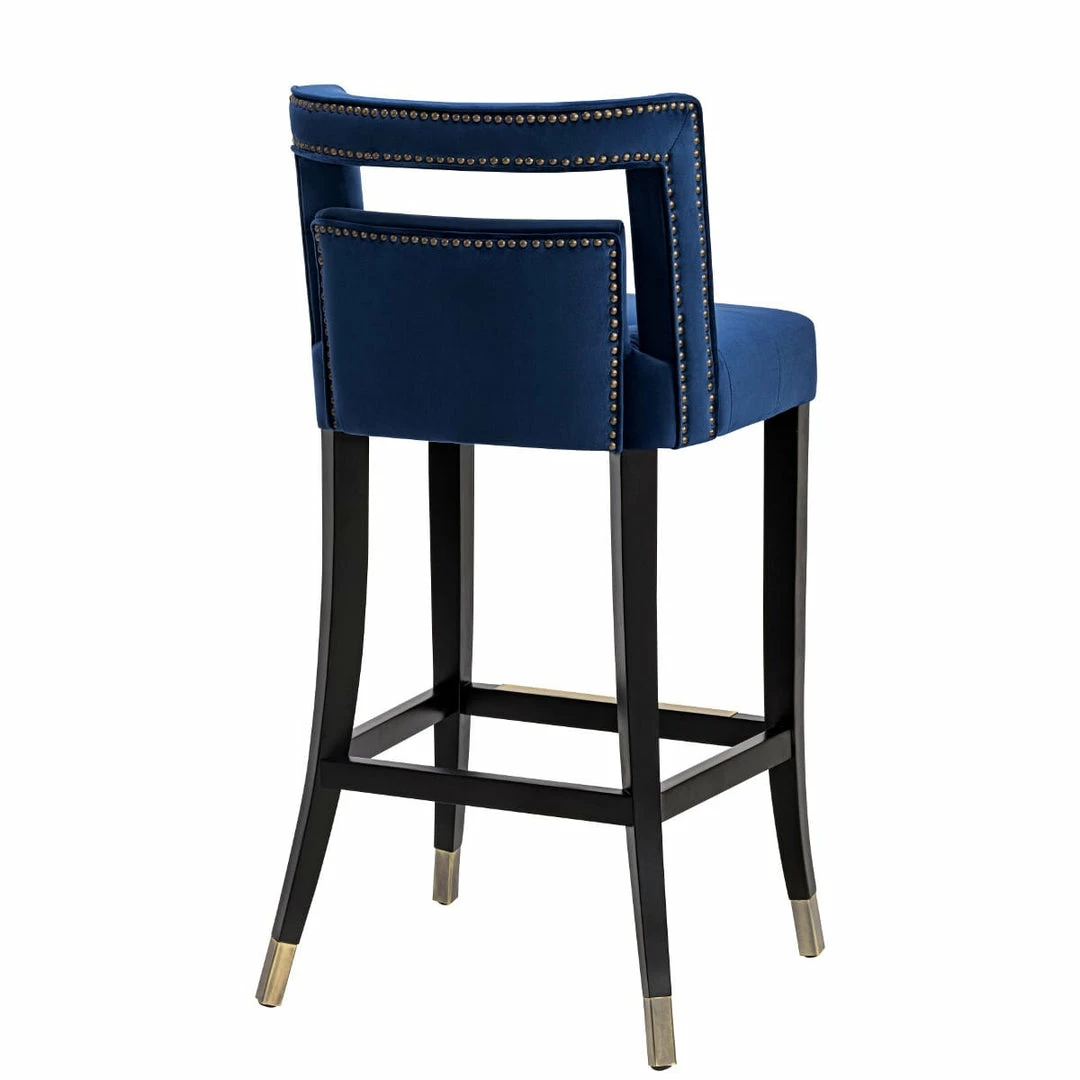 New π TOV Kitchen + Dining YORK NAVY VELVET COUNTER STOOL π 3 TOV Kitchen + Dining YORK NAVY VELVET COUNTER STOOL