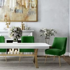 Buy โค๏ธ TOV PIPER VELVET SIDE CHAIR Kitchen + Dining ๐ 41 TOV PIPER VELVET SIDE CHAIR Kitchen + Dining