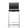 TOV PARMA COUNTER STOOL: CHARCOAL/STAINLESS | SET OF 2 Kitchen + Dining