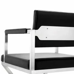 Flash Sale ๐ TOV DIRECTOR BAR STOOL: BLACK | STAINLESS ๐ 11 TOV DIRECTOR BAR STOOL: BLACK | STAINLESS