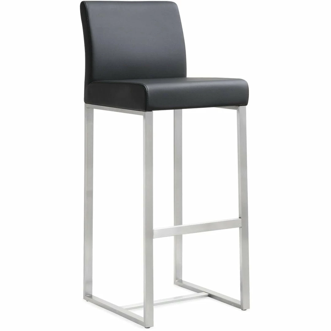 Deals โจ TOV Kitchen + Dining DENMARK BAR STOOL: BLACK/STAINLESS | SET OF 2 ๐ 2 TOV Kitchen + Dining DENMARK BAR STOOL: BLACK/STAINLESS | SET OF 2