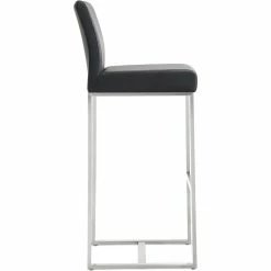 Deals โจ TOV Kitchen + Dining DENMARK BAR STOOL: BLACK/STAINLESS | SET OF 2 ๐ 9 TOV Kitchen + Dining DENMARK BAR STOOL: BLACK/STAINLESS | SET OF 2