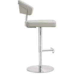 Deals ๐ฅฐ TOV Kitchen + Dining COSMO ADJUSTABLE BAR STOOL: GRAY โจ 10 TOV Kitchen + Dining COSMO ADJUSTABLE BAR STOOL: GRAY