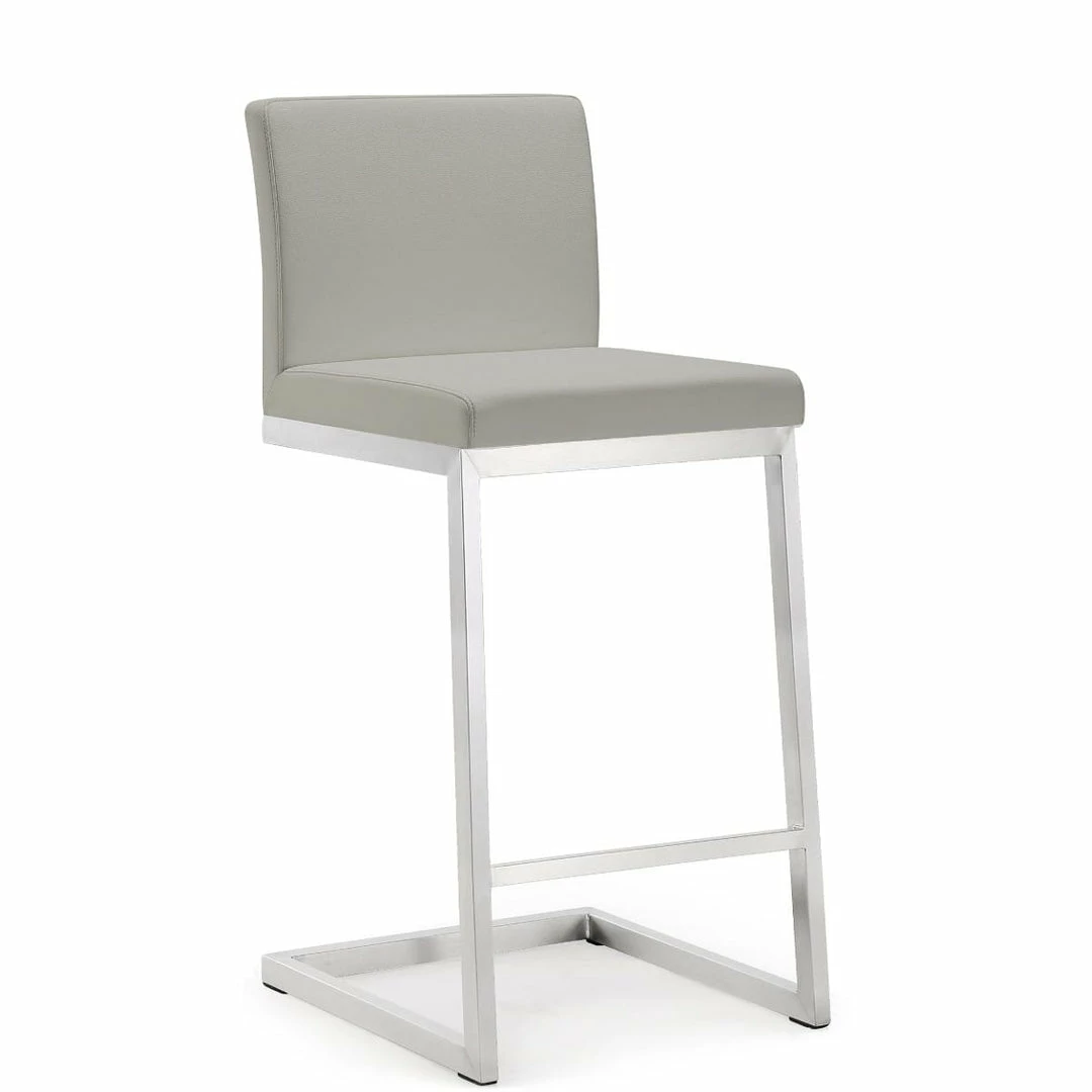 Deals โค๏ธ TOV PARMA COUNTER STOOL: GRAY/STAINLESS | SET OF 2 Kitchen + Dining ๐ 2 TOV PARMA COUNTER STOOL: GRAY/STAINLESS | SET OF 2 Kitchen + Dining
