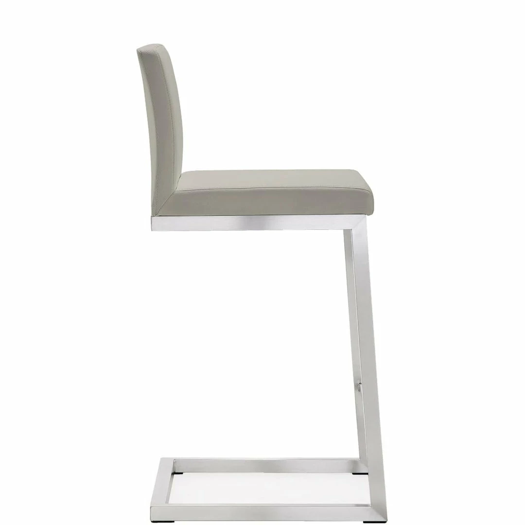 Deals โค๏ธ TOV PARMA COUNTER STOOL: GRAY/STAINLESS | SET OF 2 Kitchen + Dining ๐ 3 TOV PARMA COUNTER STOOL: GRAY/STAINLESS | SET OF 2 Kitchen + Dining