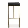 TOV FERRARA BRUSHED GOLD BAR STOOL | SET OF 2