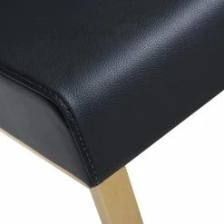 TOV DENMARK COUNTER STOOL: BLACK/GOLD | SET OF 2 Kitchen + Dining