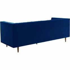 TOV Living Room SEBASTIAN TUXEDO VELVET SOFA