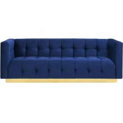 TOV Living Room LIBERTY BUTTON TUFTED SOFA