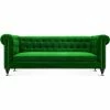 TOV HANNY GREEN VELVET SOFA