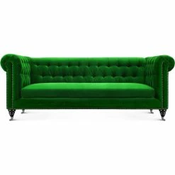 TOV HANNY GREEN VELVET SOFA