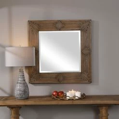 UTTERMOST TRAVELER SQUARE MIRROR Mirrors