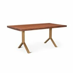MOES TREK DINING TABLE: WALNUT Furniture