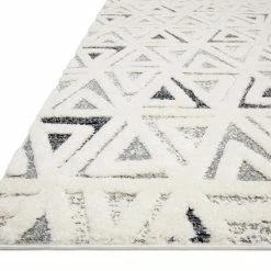 LOLOI TRIA RUG: WHITE, INK BLUE, SLATE