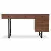FOUR HANDS TUCKER WALNUT + WHITE LACQUER DESK Furniture