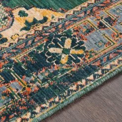 Promo ๐ SURYA ESTELLE WOOL RUG: EMERALD, SAFFRON, DENIM ๐ 11 SURYA ESTELLE WOOL RUG: EMERALD, SAFFRON, DENIM