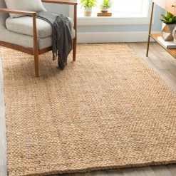 SURYA UNDYED ECO WOVEN JUTE RUG