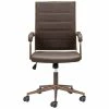 ZUO UNION VINTAGE BROWN DESK CHAIR Office