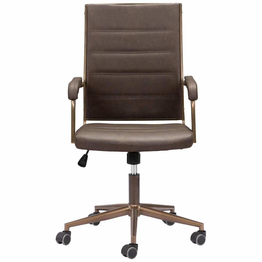 Best Pirce โญ ZUO UNION VINTAGE BROWN DESK CHAIR Office ๐คฉ 1 ZUO UNION VINTAGE BROWN DESK CHAIR Office