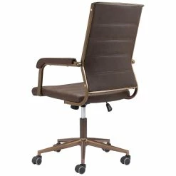 Best Pirce โญ ZUO UNION VINTAGE BROWN DESK CHAIR Office ๐คฉ 13 ZUO UNION VINTAGE BROWN DESK CHAIR Office