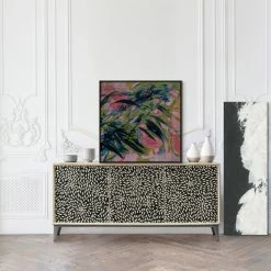 HOOKER PETAL MOSAIC BONE INLAY CONSOLE Furniture