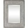UTTERMOST Mirrors COZETTE AGED WHITE EMBOSSED MIRROR