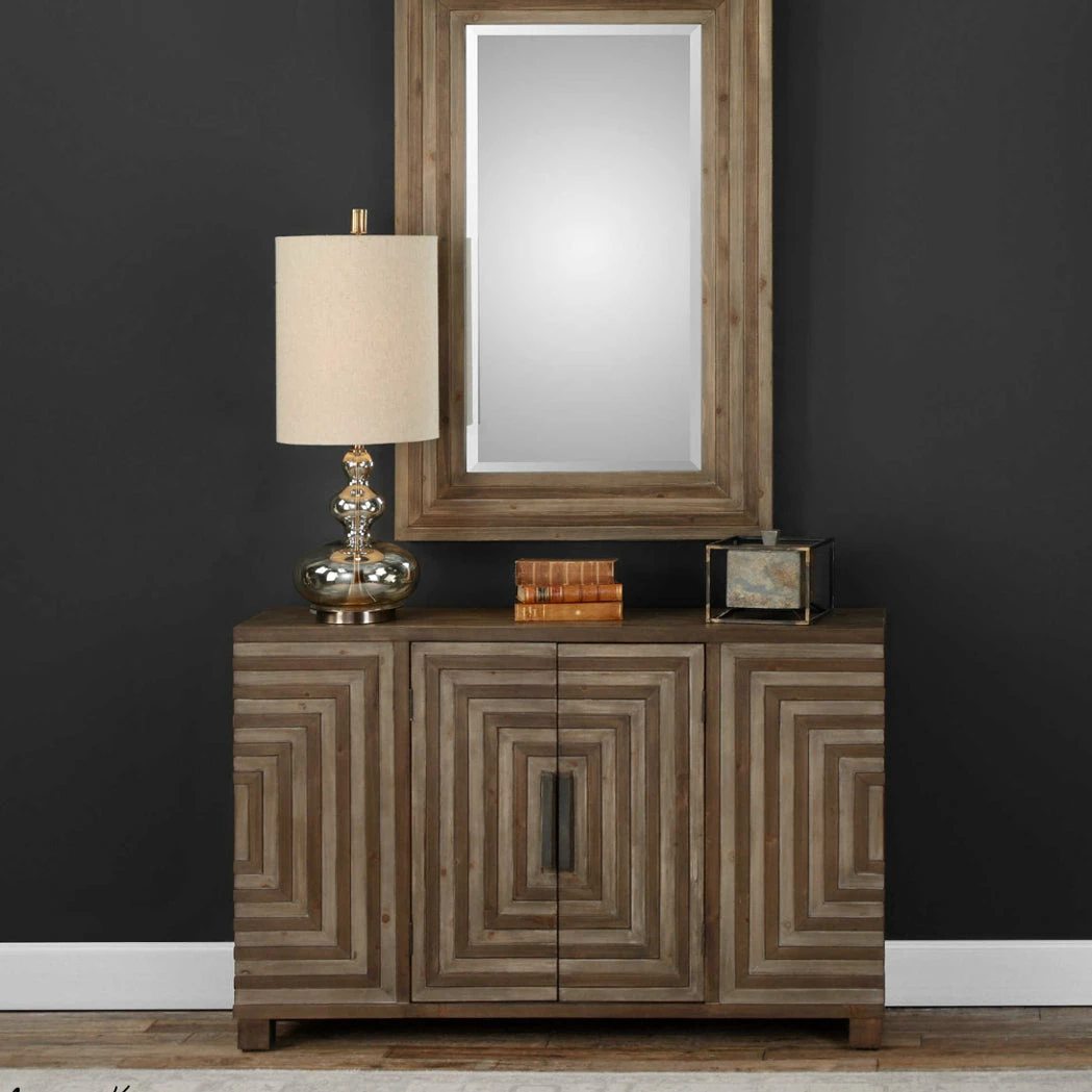 New ๐ UTTERMOST PEYTON CONSOLE CABINET Living Room ๐ 2 UTTERMOST PEYTON CONSOLE CABINET Living Room
