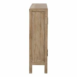 UTTERMOST RUSTIC MIRRORED DIAMOND CONSOLE CABINET
