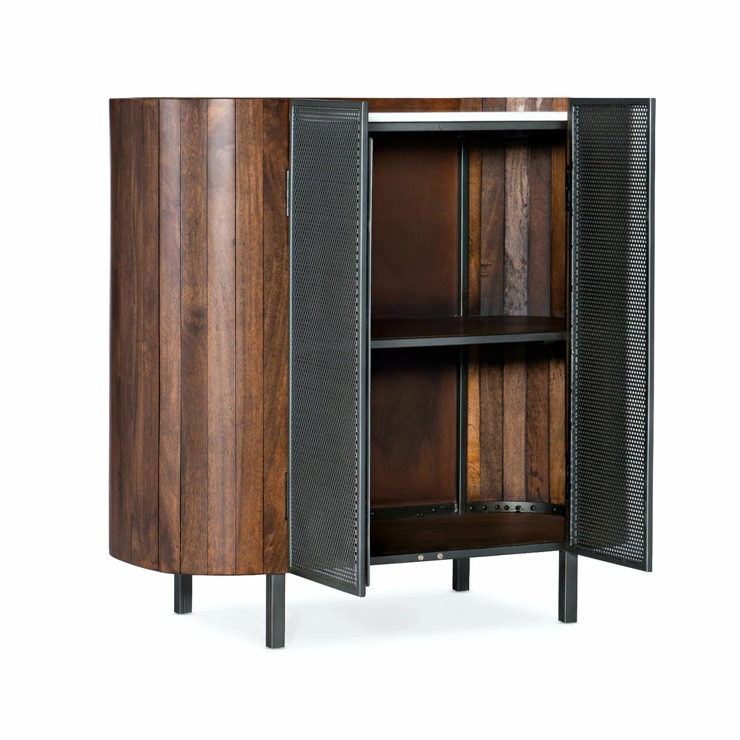 Flash Sale 🎉 HOOKER VANCOUVER PILL SHAPED CABINET 👏 2 HOOKER VANCOUVER PILL SHAPED CABINET