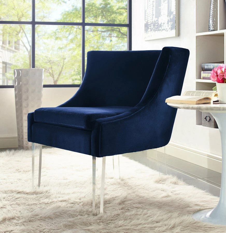 Cheapest โญ TOV VERA NAVY VELVET CHAIR ๐ 2 TOV VERA NAVY VELVET CHAIR