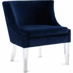 Cheapest โญ TOV VERA NAVY VELVET CHAIR ๐ 9 TOV VERA NAVY VELVET CHAIR