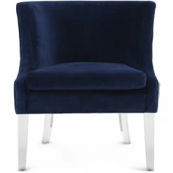 Cheapest โญ TOV VERA NAVY VELVET CHAIR ๐ 8 TOV VERA NAVY VELVET CHAIR