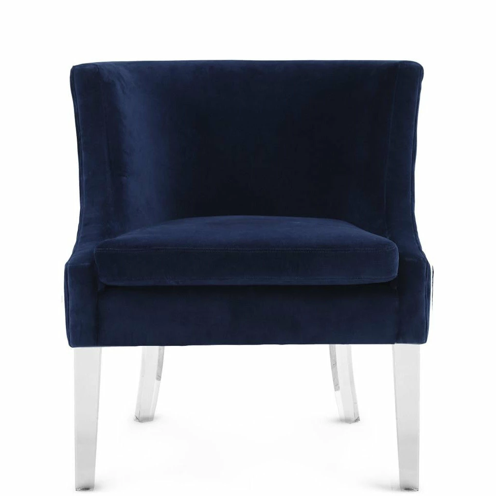 Cheapest โญ TOV VERA NAVY VELVET CHAIR ๐ 1 TOV VERA NAVY VELVET CHAIR