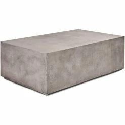 URBIA CONCRETE RECTANGULAR BLOCK COFFEE TABLE Living Room
