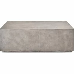 URBIA CONCRETE RECTANGULAR BLOCK COFFEE TABLE Living Room