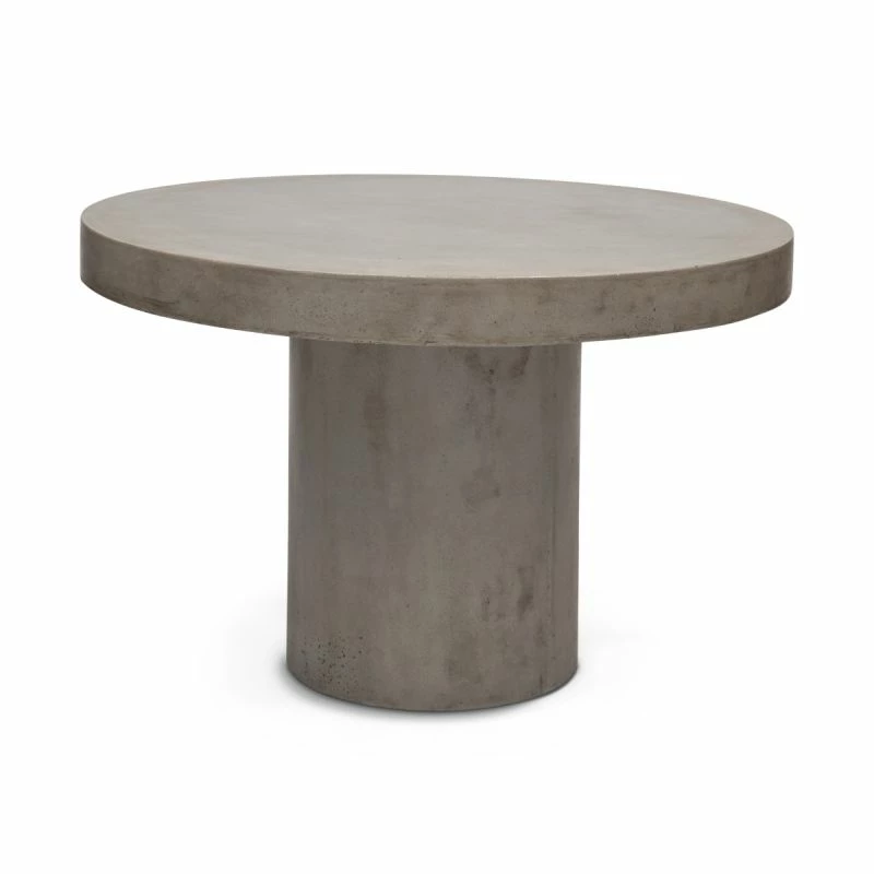 Promo 🛒 URBIA 47'' ROUND CONCRETE DINING TABLE Dining Tables 😀 1 URBIA 47'' ROUND CONCRETE DINING TABLE Dining Tables