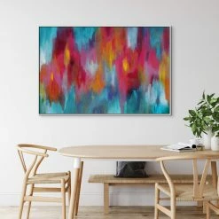 L ART "VIBRANT SUMMER DREAM" CANVAS ART Wall Art