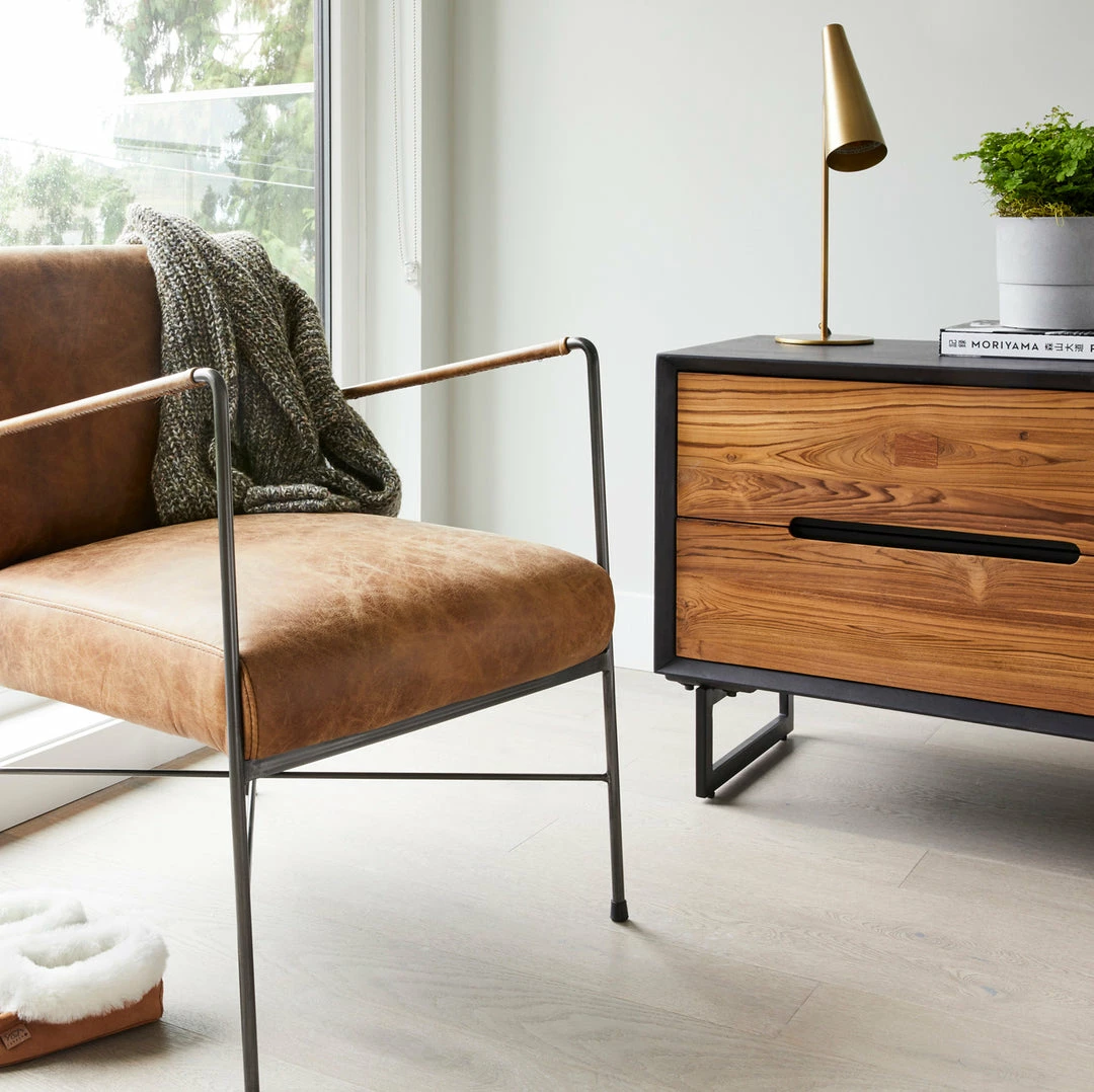 Best deal 💯 MOES VIENNA TEAK NIGHTSTAND Furniture 💯 3 MOES VIENNA TEAK NIGHTSTAND Furniture