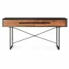 MOES Furniture VIENNA TEAK TWO DRAW CONSOLE TABLE