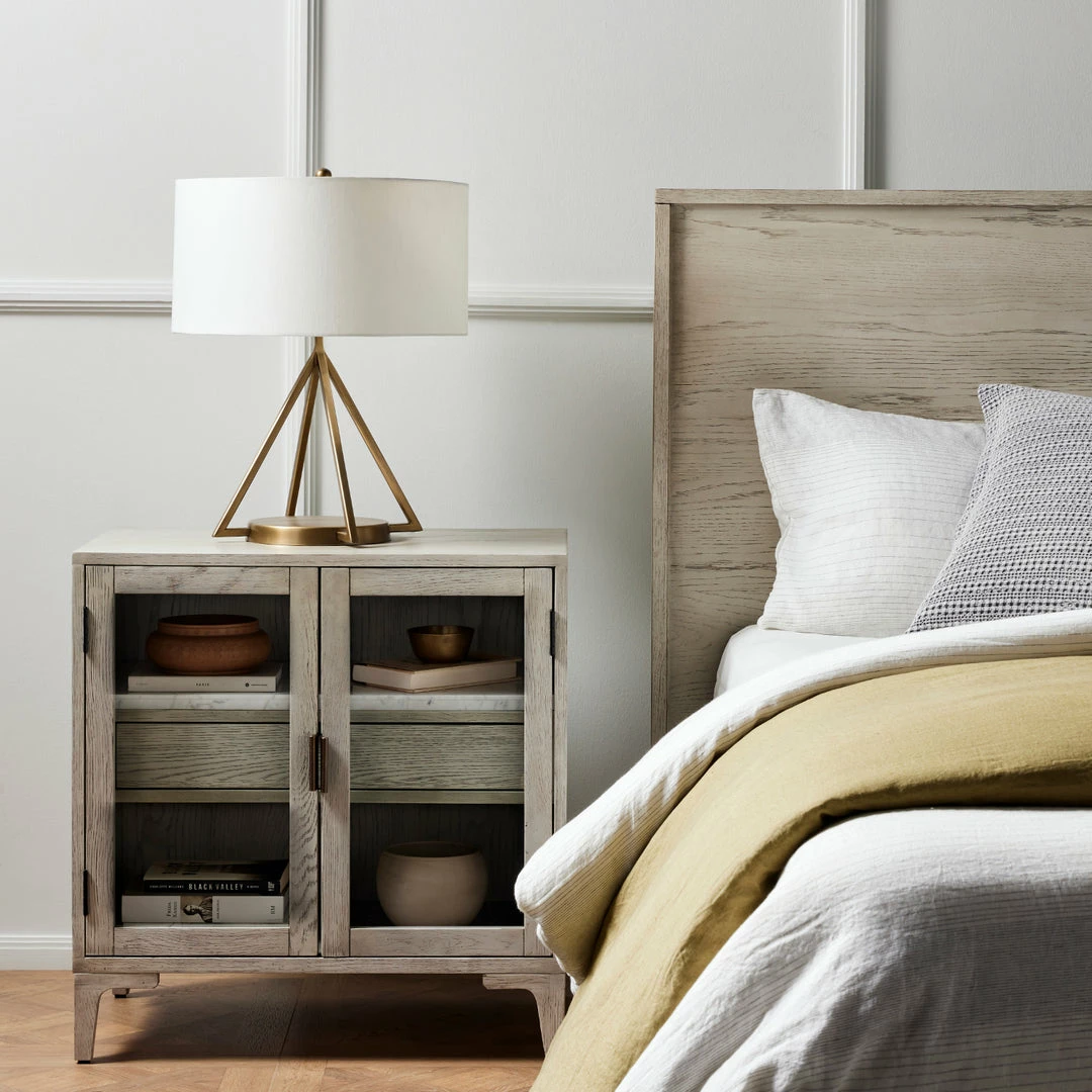 Buy ๐ FOUR HANDS Furniture VIGGO VINTAGE WHITE OAK CABINET NIGHTSTAND โ๏ธ 2 FOUR HANDS Furniture VIGGO VINTAGE WHITE OAK CABINET NIGHTSTAND