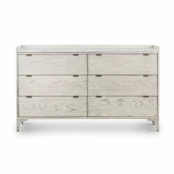 FOUR HANDS VIGGO VINTAGE WHITE OAK DRESSER