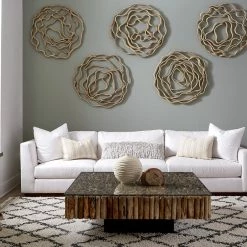 PHILLIPS COLLECTION VINE WALL FLOWER Wall Sculptures + Decor