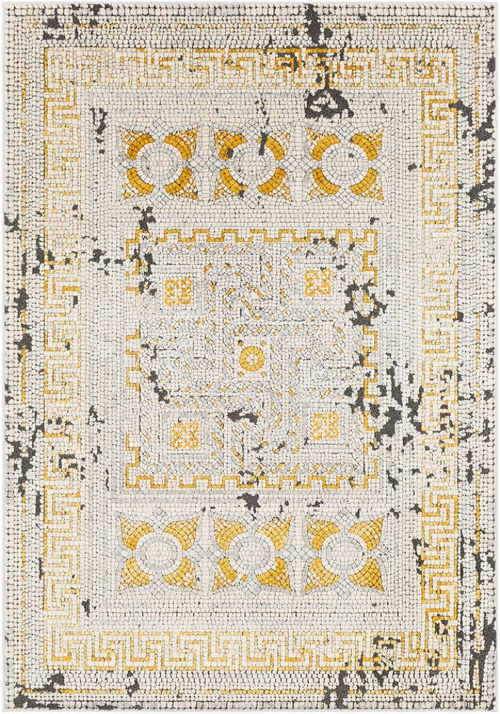 Best Sale ๐ฅ SURYA NIKOLOS RUG: YELLOW, ICE BLUE, BLACK ๐ 1 SURYA NIKOLOS RUG: YELLOW, ICE BLUE, BLACK