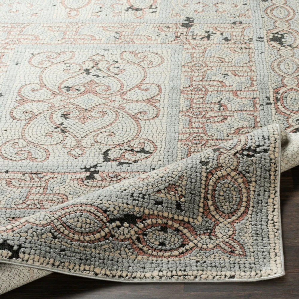 Outlet π SURYA NICHELLE RUG: DUSTY ROSE, ICE BLUE, BLACK β 3 SURYA NICHELLE RUG: DUSTY ROSE, ICE BLUE, BLACK
