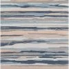 SURYA TEXTURED HORIZON WOOL RUG: DENIM DUNES