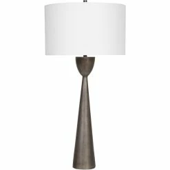 UTTERMOST WALLER CAST ALUMINUM TABLE LAMP Lighting
